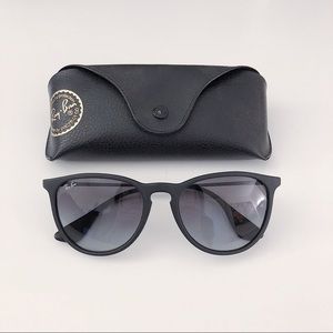 Ray-Ban Erika Sunglasses in Black/Gray Gradient